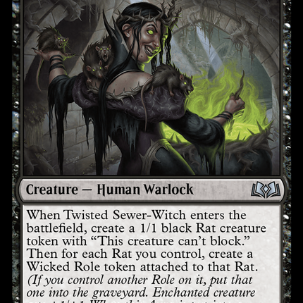 Twisted Sewer-Witch [Wilds of Eldraine]