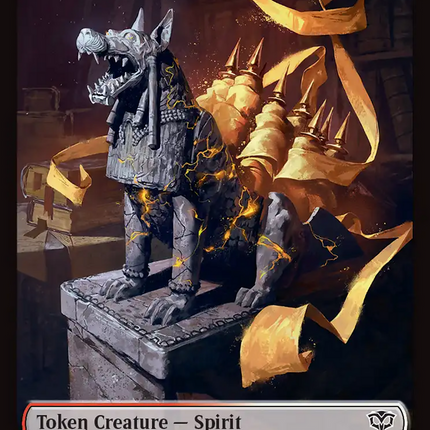 Fractal (0005) // Spirit (0011) Double-Sided Token [Secrets of Strixhaven Tokens]