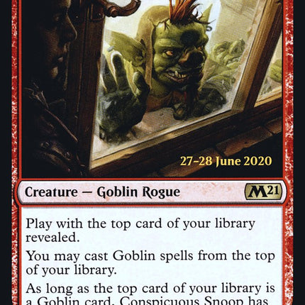Conspicuous Snoop [Core Set 2021 Prerelease Promos]