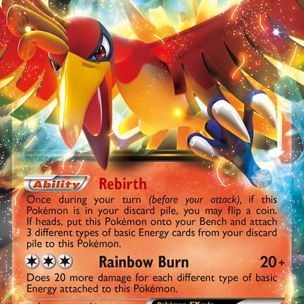 Ho-Oh EX (22/124) [Black & White: Dragons Exalted]