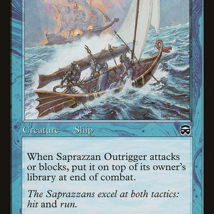 Saprazzan Outrigger [Mercadian Masques]