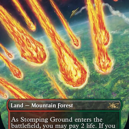 Stomping Ground (Borderless) (Galaxy Foil) [Unfinity]