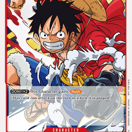 Monkey.D.Luffy (Super Pre-Release) [Participant] [One Piece Promotion Cards]