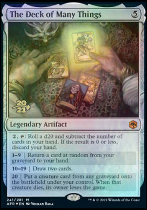 The Deck of Many Things [Dungeons & Dragons: Adventures in the Forgotten Realms Prerelease Promos]