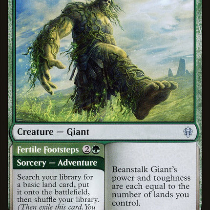Beanstalk Giant // Fertile Footsteps [Throne of Eldraine]