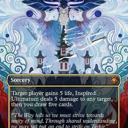 Inspired Ultimatum (Borderless) [Tarkir: Dragonstorm Special Guests]