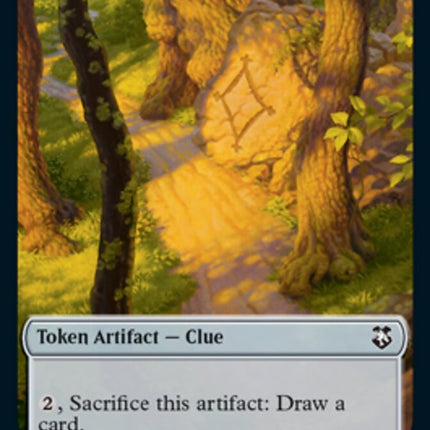Clue // Treasure Double-Sided Token [Dungeons & Dragons: Adventures in the Forgotten Realms Commander Tokens]