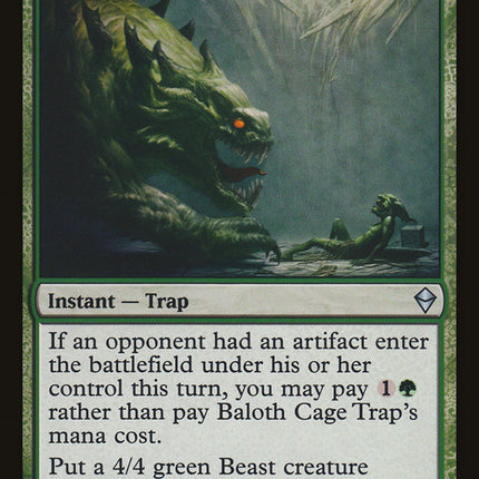 Baloth Cage Trap [Zendikar]