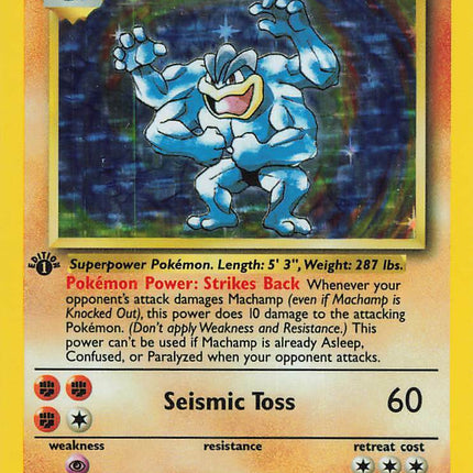 Machamp (8/102) (Shadowed Border) [Base Set 1st Edition]