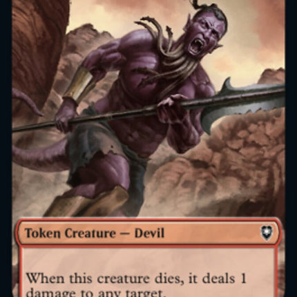 Devil Token [Commander Legends: Battle for Baldur's Gate Tokens]