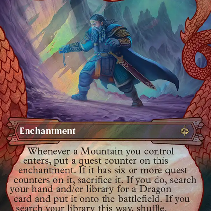 Last Light of Durin's Day (Showcase) (Surge Foil) [The Hobbit]