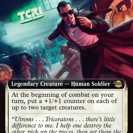 Agent Bishop, Man in Black (Extended Art) [Teenage Mutant Ninja Turtles]