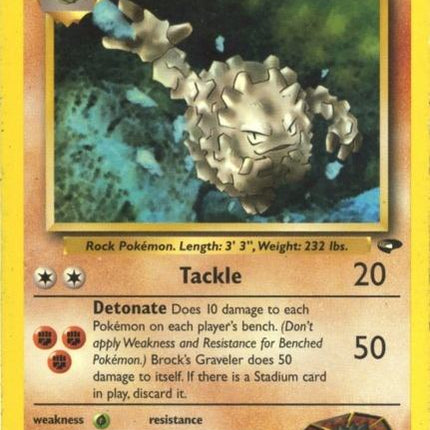 Brock's Graveler (34/132) [Gym Challenge Unlimited]