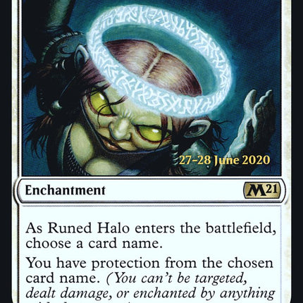 Runed Halo [Core Set 2021 Prerelease Promos]