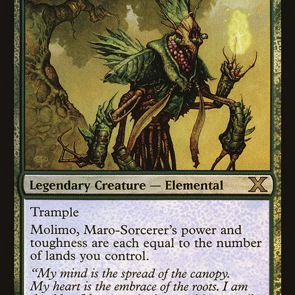 Molimo, Maro-Sorcerer (Premium Foil) [Tenth Edition]