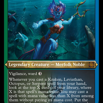 Kiora, Sovereign of the Deep (Foil Etched) [March of the Machine: The Aftermath]