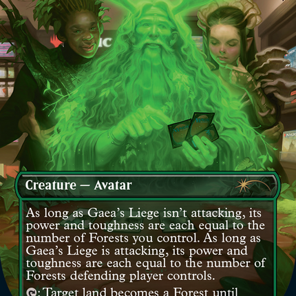 Gaea's Liege (Borderless) [Wizards Play Network 2024]
