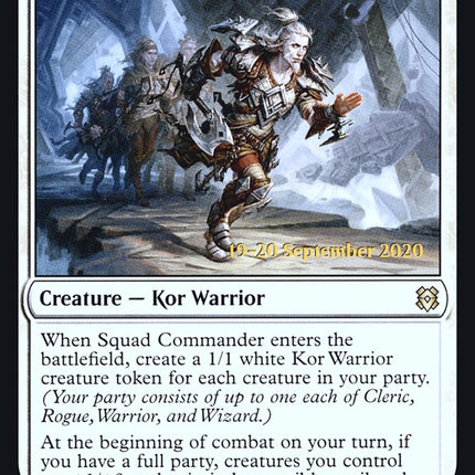 Squad Commander [Zendikar Rising Prerelease Promos]