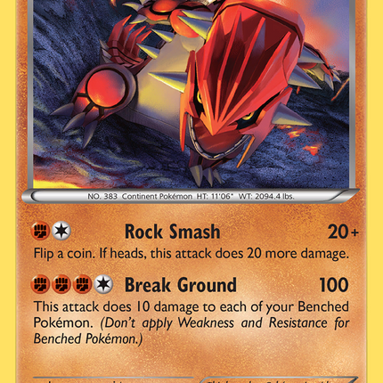 Groudon (XY52) [XY: Black Star Promos]