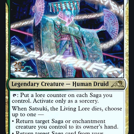 Satsuki, the Living Lore [Kamigawa: Neon Dynasty Prerelease Promos]