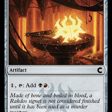 Rakdos Signet [Ravnica: Clue Edition]