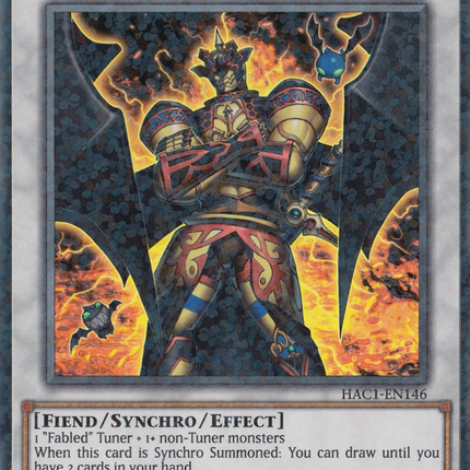 Fabled Ragin (Duel Terminal) [HAC1-EN146] Parallel Rare