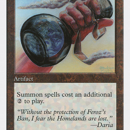 Feroz's Ban [Fifth Edition]