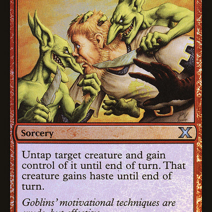 Threaten (Premium Foil) [Tenth Edition]