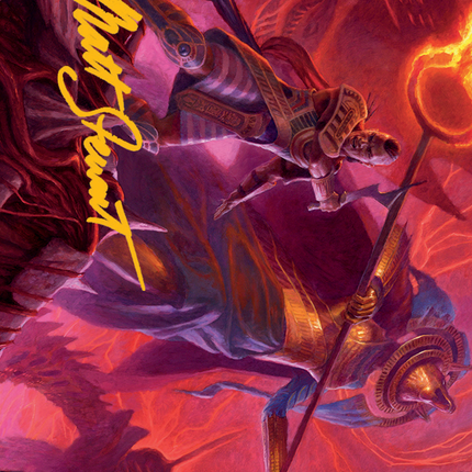 Djeru and Hazoret Art Card (Gold-Stamped Signature) [March of the Machine Art Series]