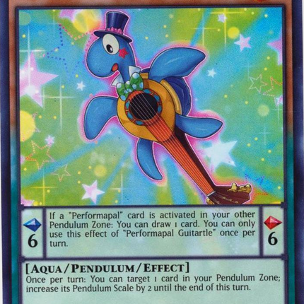 Performapal Guitartle [OP01-EN009] Super Rare