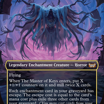 The Master of Keys (Borderless) [Duskmourn: House of Horror Commander]