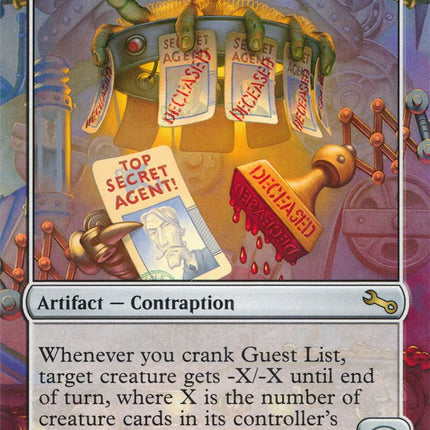 Guest List [Unstable]