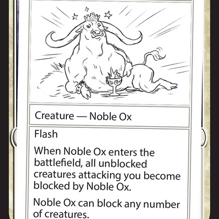Noble Ox [Mystery Booster 2 Playtest Cards]