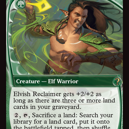 Elvish Reclaimer (Future Sight) [Mystery Booster 2]