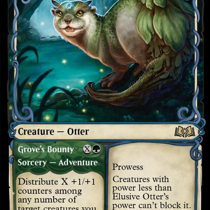 Elusive Otter // Grove's Bounty (Showcase) [Wilds of Eldraine]