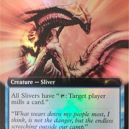 Screeching Sliver (Extended Art) [Secret Lair Drop Promos]