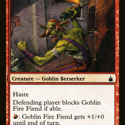 Goblin Fire Fiend [Ravnica: City of Guilds]