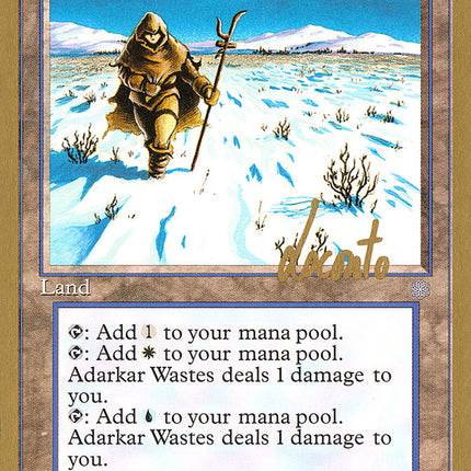 Adarkar Wastes (Michael Loconto) [Pro Tour Collector Set]