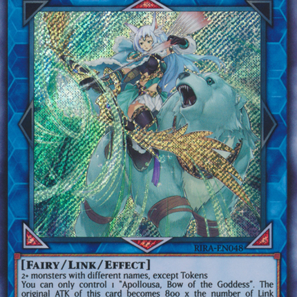 Apollousa, Bow of the Goddess [RIRA-EN048] Secret Rare