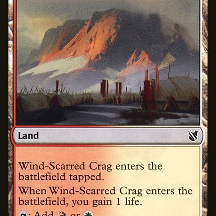 Wind-Scarred Crag [Commander 2019]