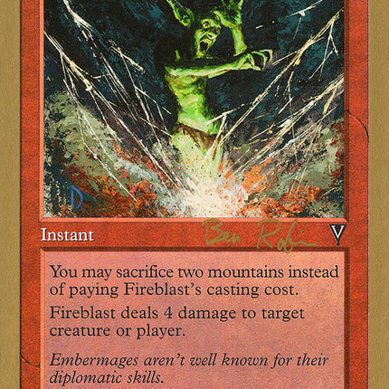 Fireblast (Ben Rubin) [World Championship Decks 1998]