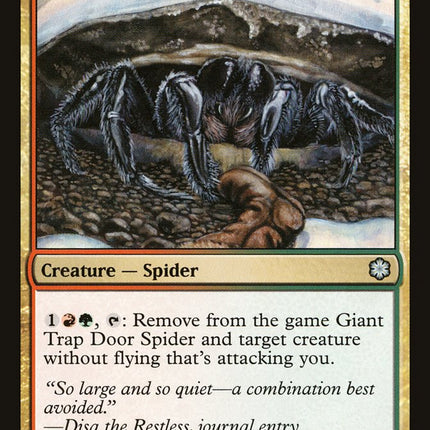 Giant Trap Door Spider [Coldsnap Theme Decks]