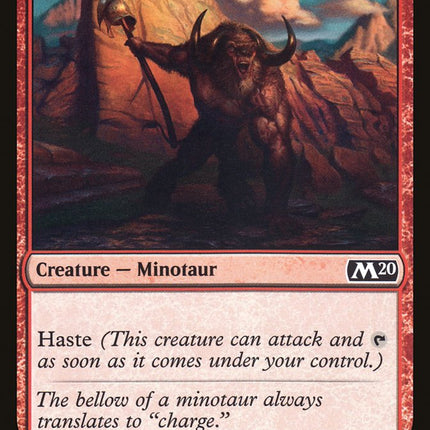 Hostile Minotaur [Core Set 2020]