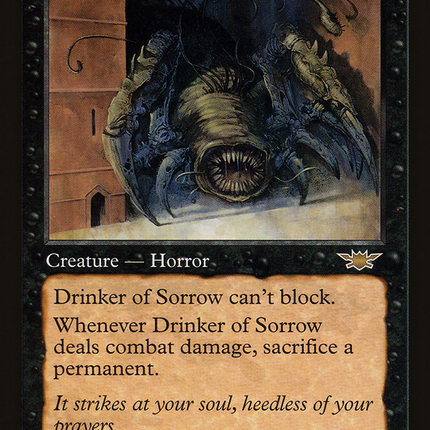 Drinker of Sorrow [The List]