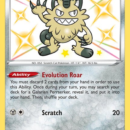 Galarian Meowth (SV086/SV122) [Sword & Shield: Shining Fates]