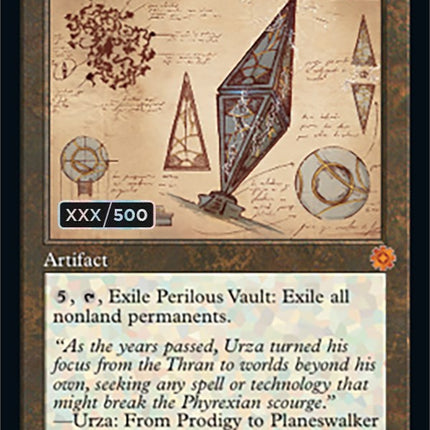 Perilous Vault (Retro Schematic) (Serialized) [The Brothers' War Retro Artifacts]