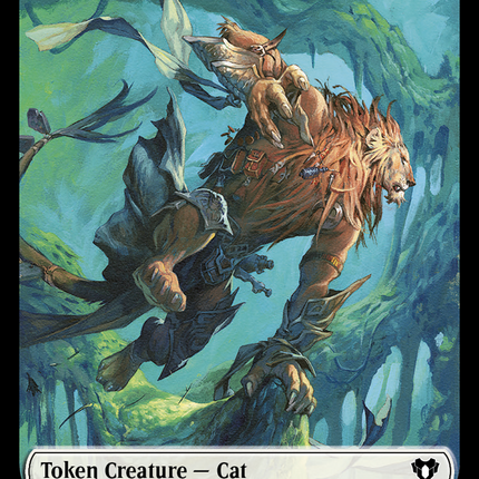 The Monarch // Cat (0005) Double-Sided Token [Commander Masters Tokens]