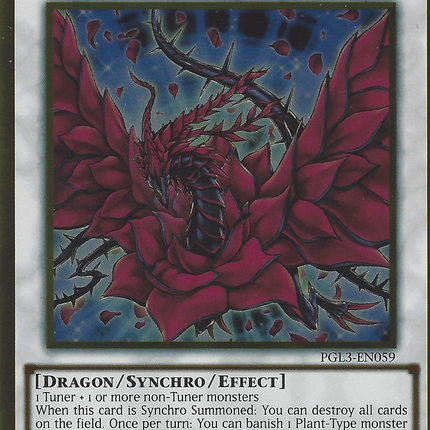 Black Rose Dragon [PGL3-EN059] Gold Rare