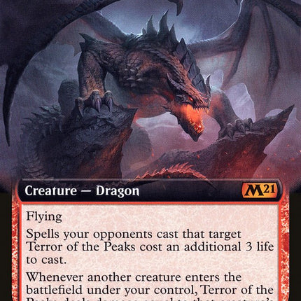 Terror of the Peaks (Extended Art) [Core Set 2021]