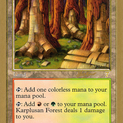 Karplusan Forest (Sim Han How) [World Championship Decks 2002]